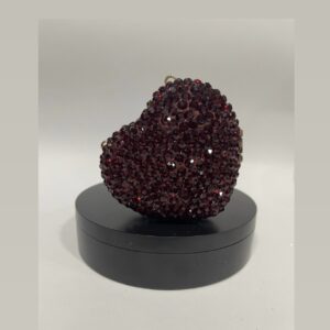 ABD0005 MINI HEART MAROON