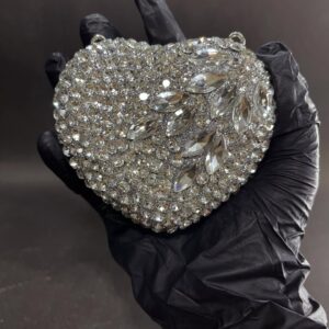 ABD0004 MINI HEART SILVER