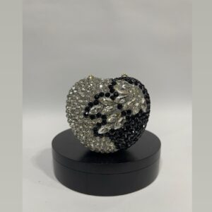 ABD0053 MINI HEART BLACK