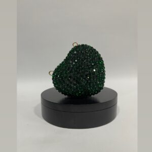 ABD0003 MINI HEART EMERALD GREEN