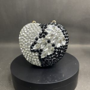 ABD0008 MINI HEART BLACK