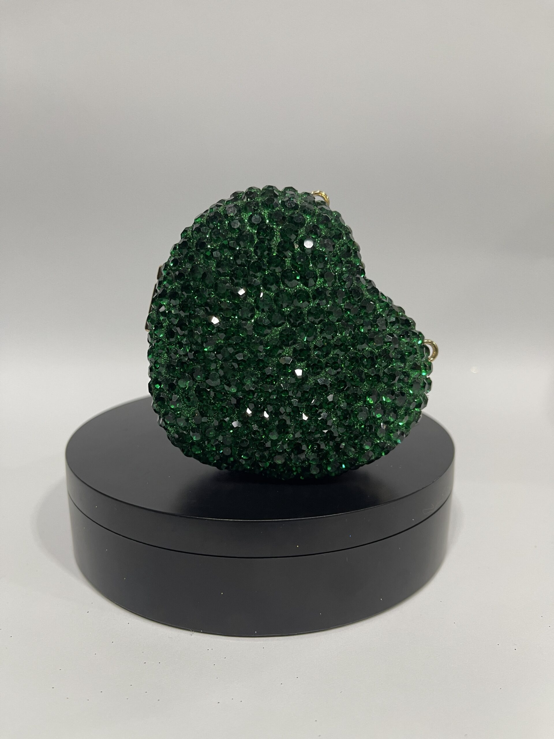 ABD0003 MINI HEART EMERALD GREEN