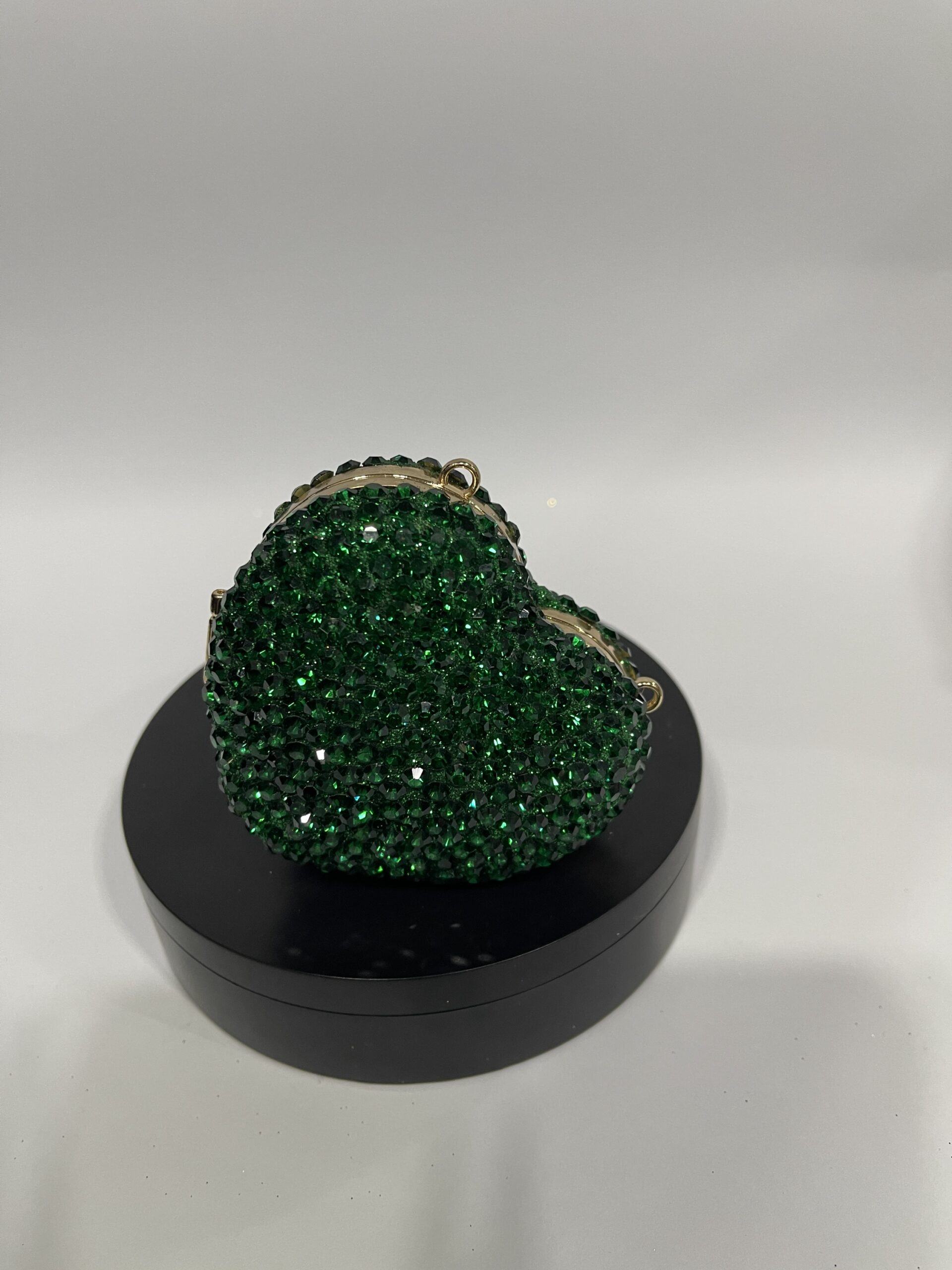 ABD0003 MINI HEART EMERALD GREEN - Image 3