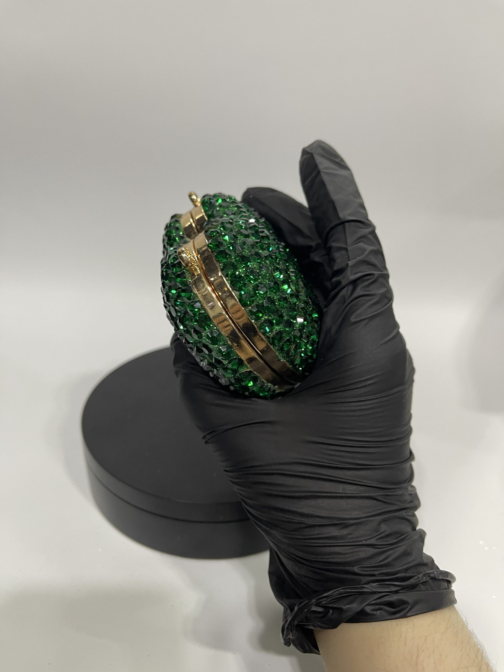 ABD0003 MINI HEART EMERALD GREEN - Image 4