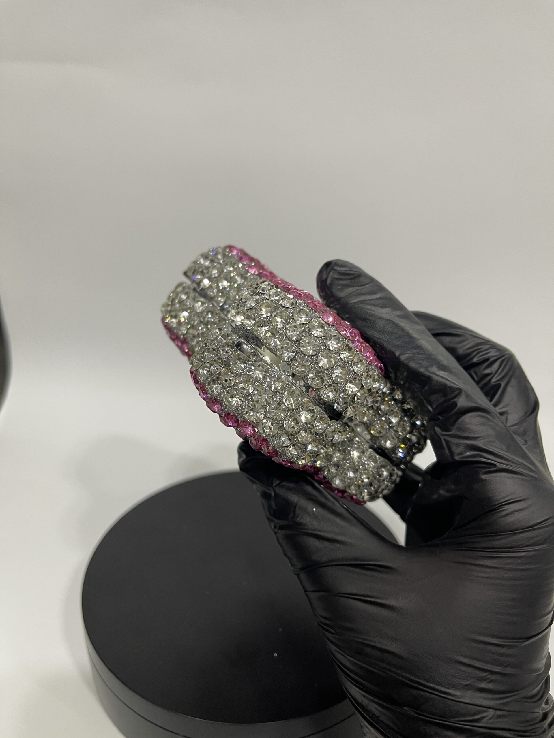 ABD0022 BUTTERFLY PINK & SILVER - Image 6