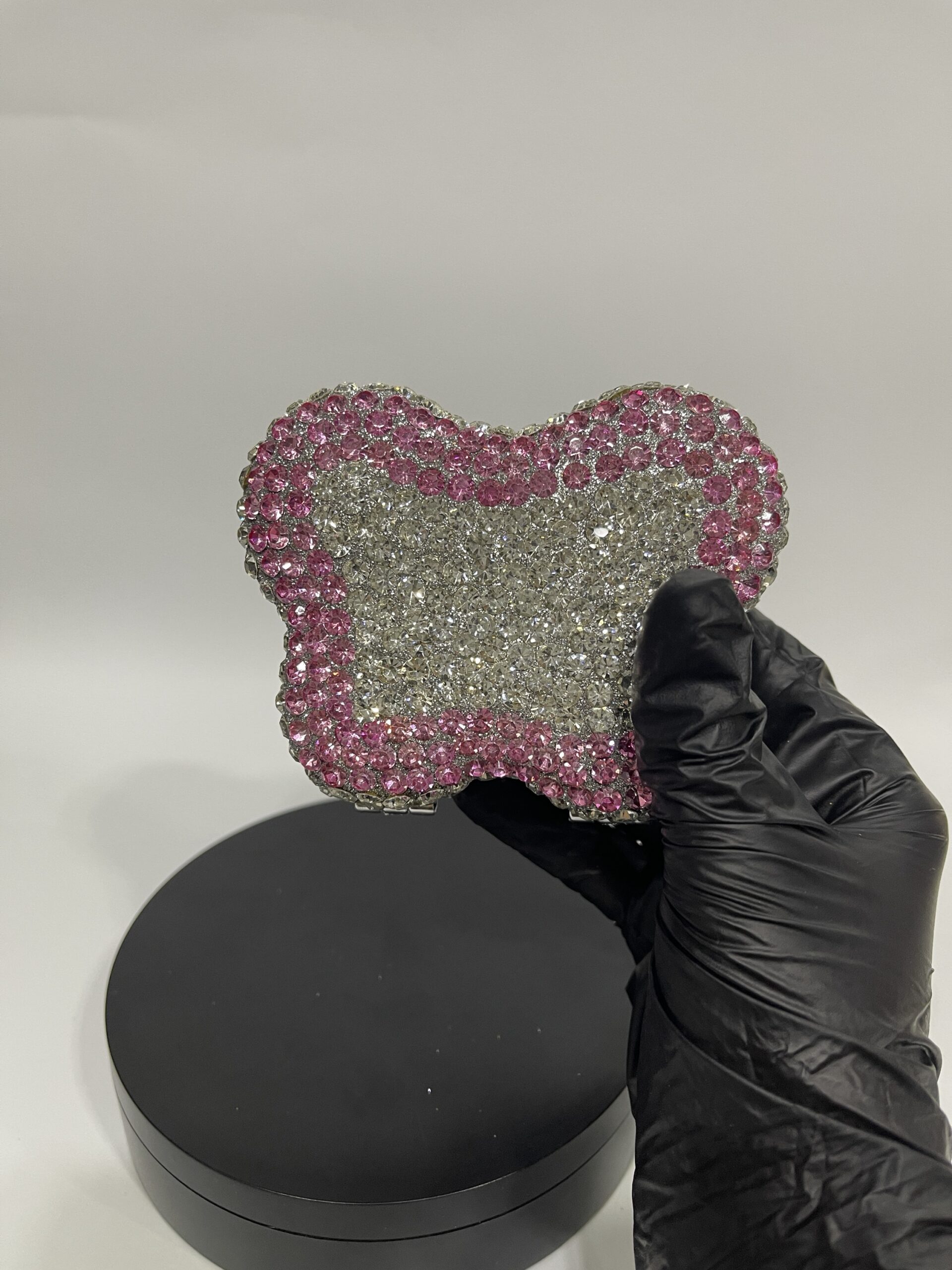 ABD0022 BUTTERFLY PINK & SILVER - Image 7