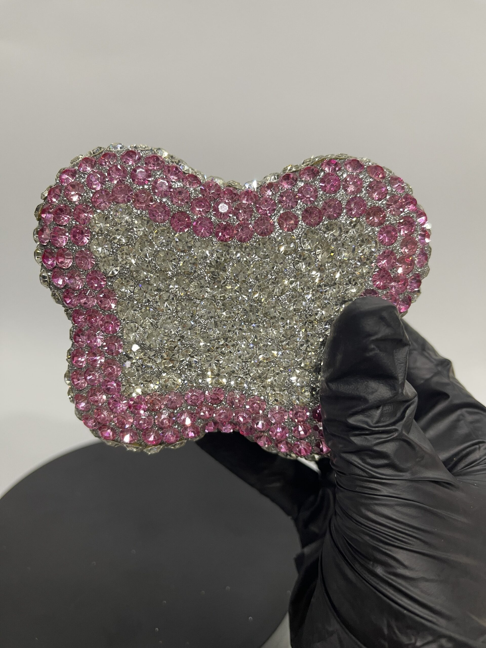 ABD0022 BUTTERFLY PINK & SILVER - Image 4