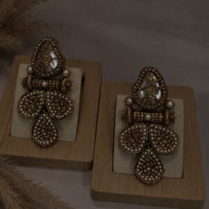 ABDJ017 Earrings Gold